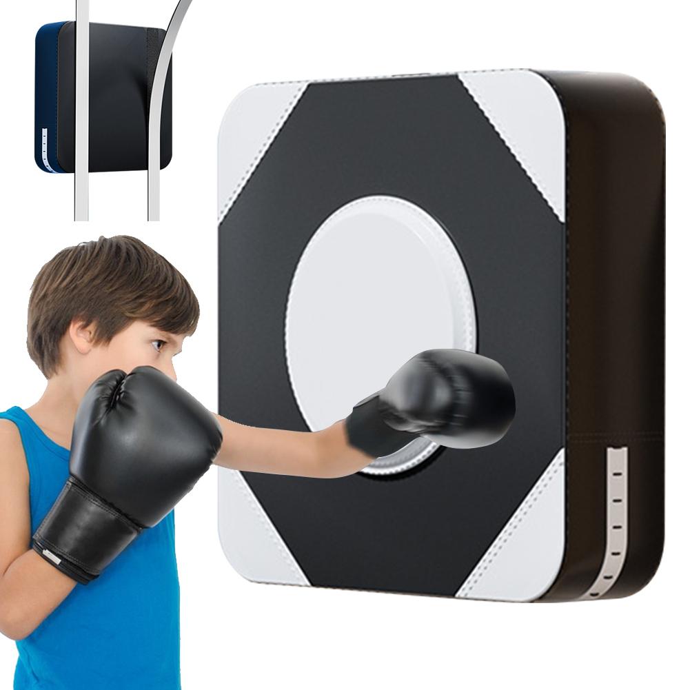 PU Leather Boxing Punching Target Fighter Martial Arts Fitness Boxing Bag Mat Fitness Exercise Wall Punching Pad Wall Focus Pads