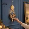 Luz Decorativa Creativa para Entrada de Navidad, Guirnalda de Belén para Puerta, Decoración de Pared Estrella de Belén de Fe, Regalo Santo Iluminado para Familia, Decoración Colgante