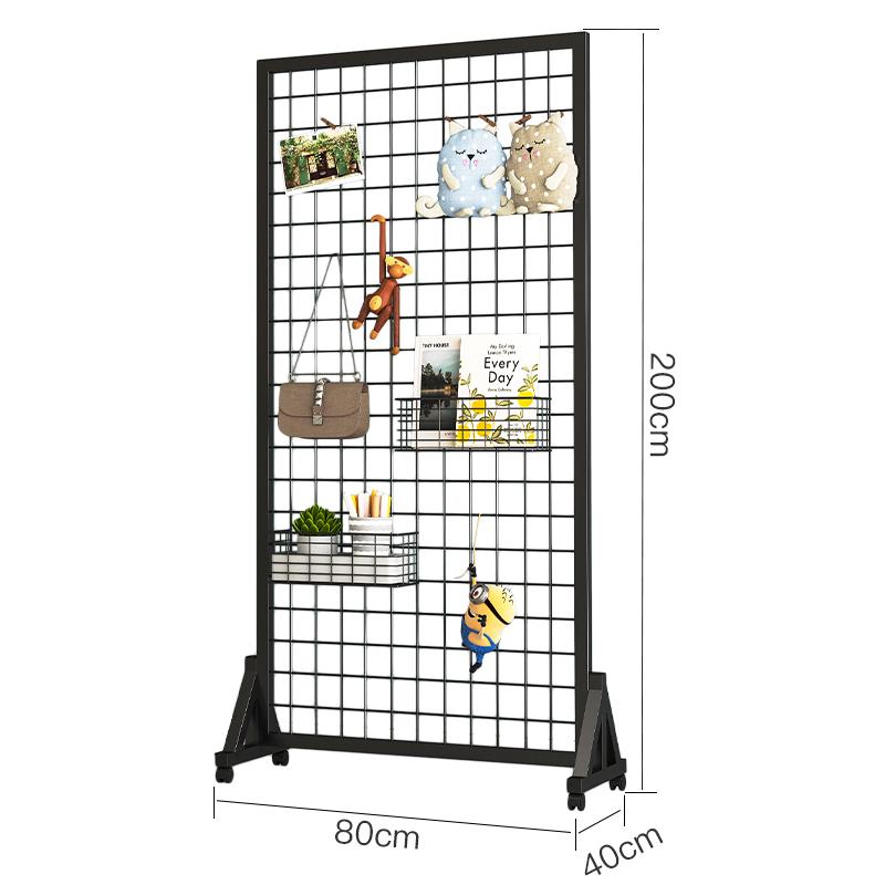 Mobiler Drahtgitter-Ausstellungsständer für Kindergarten- und Schulkunst- und Schmuckausstellungen