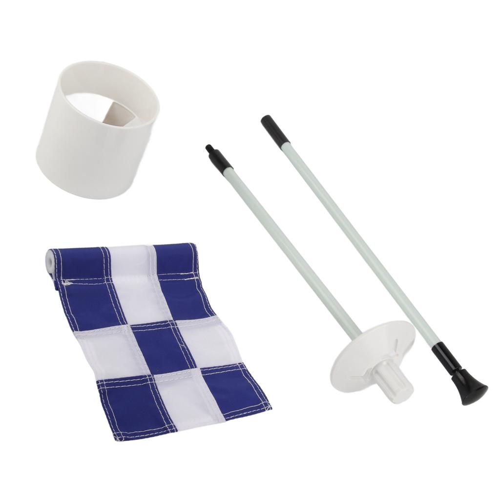 Flagpole Portable 3 Feet   Flag Pole Flag Hole Cup Set 2 Section Design for Indoors Outdoors