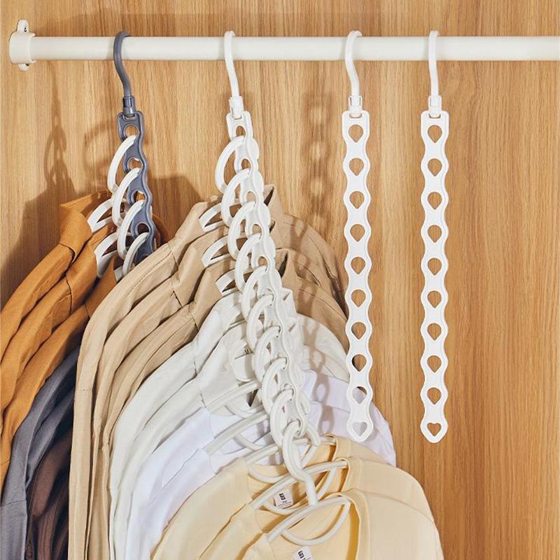 Multifunctional Clothes Hanger Storage Rack For Home Hanging Clothes Dormitory Folding Clothes Drying Rack To Save Space Bedroom