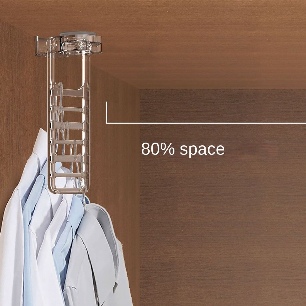 Snap-on Travel Clothes Hanger Suction Cup Window Frame Clothes Hanger New Drying Rack