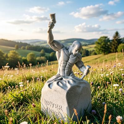 Selbstgemachter Mann Skulptur 3D Gedruckte Abstrakte Figur Statue Schreibtisch Inspirierende Figur für Zuhause Büro Tisch Regal Dekor