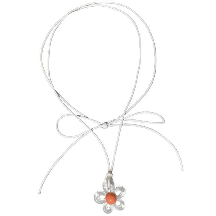 Colorful Flower Choker Necklace Elegant Hollow Floral Collar Necklace Party