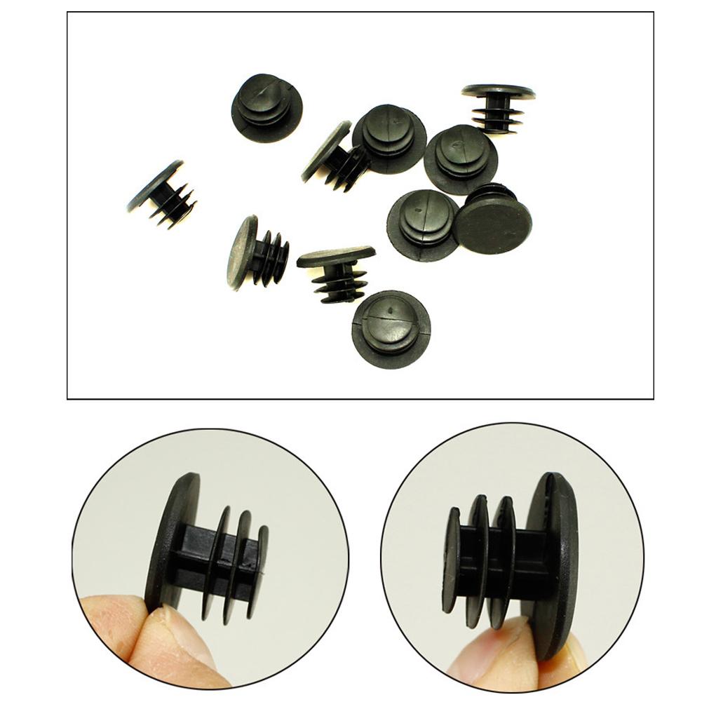 6 tapones para manillar de bicicleta MTB de carretera, tapones para extremos de manillar, tapas de manillar de plástico PVC, topes para extremos de manillar