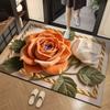 3D Entrance Flower Carpet Bathroom Floor Mat Entrance Door Bathroom Anti Slip Mat Foot Pad