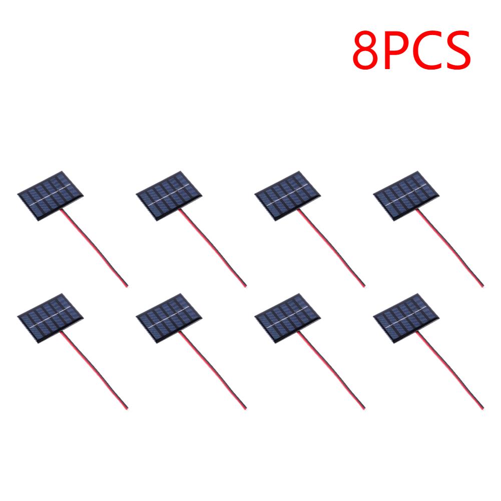 Mini Solar Panel Waterproof Hike Camping 1W 3V 100MA Cells Power Bank Battery Solar Charger for Mobile Phone Quick Charging