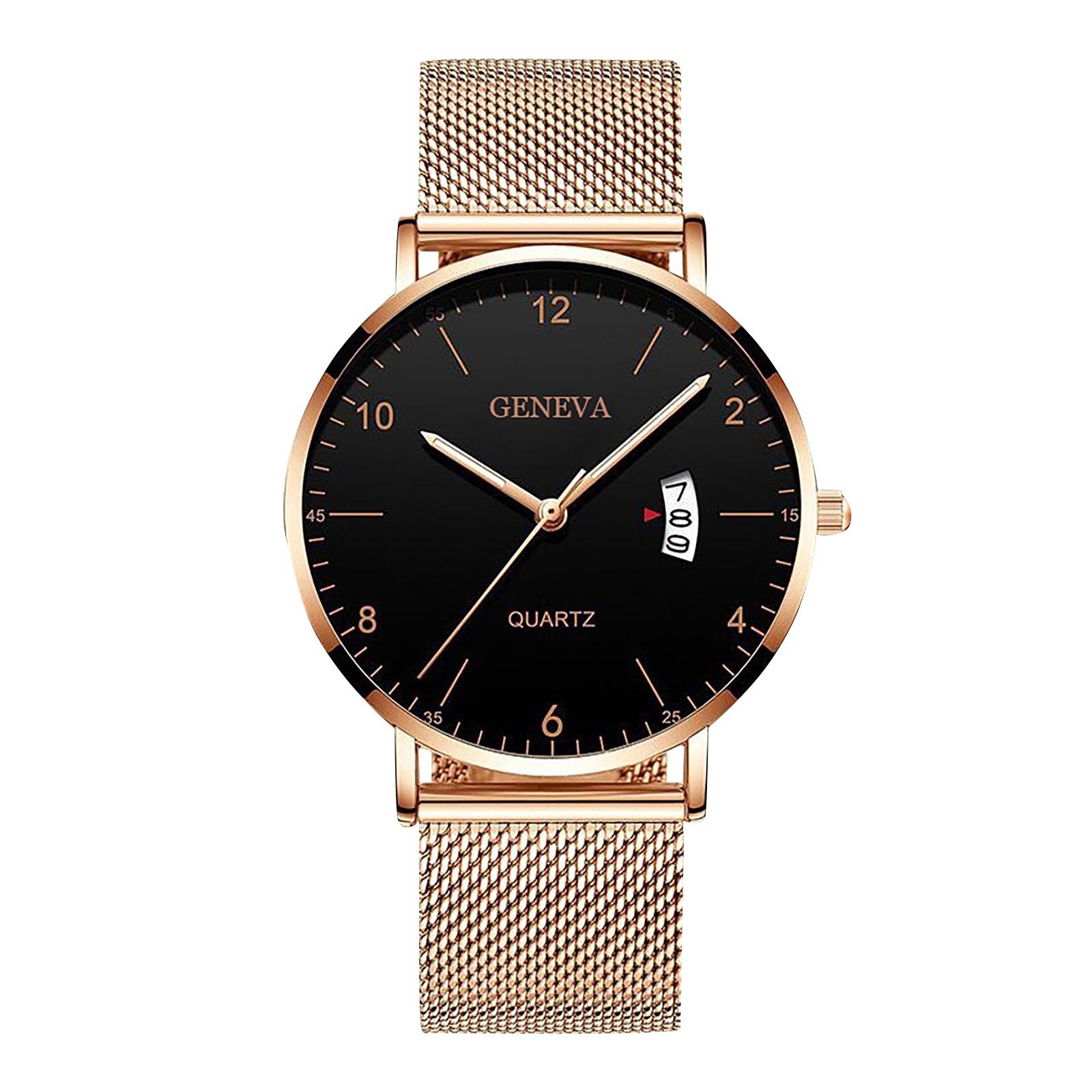 

Fashion Stainless Steel With Luminous Small Dial Men s Quartz Watch One Size