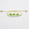 b22 Multicolored Creativity Glass Dried Exquisite Cherry Blossoms Hand-made Dried Flower Bracelets Multiple Flower Weave Jewelry