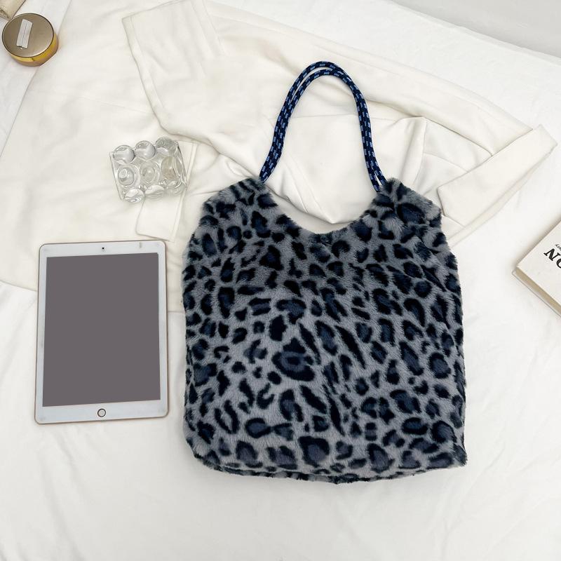 Yogodlns Retro Tote Bag Leopard Print Adjustable Strap Shoulder Bag Large Capacity Crossbody Bag Casual Outings
