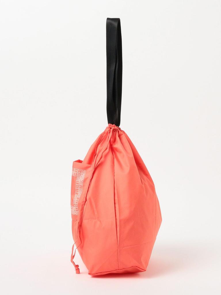 Beams Japan Canvas Bag Logo Print Packable Tote Orange
