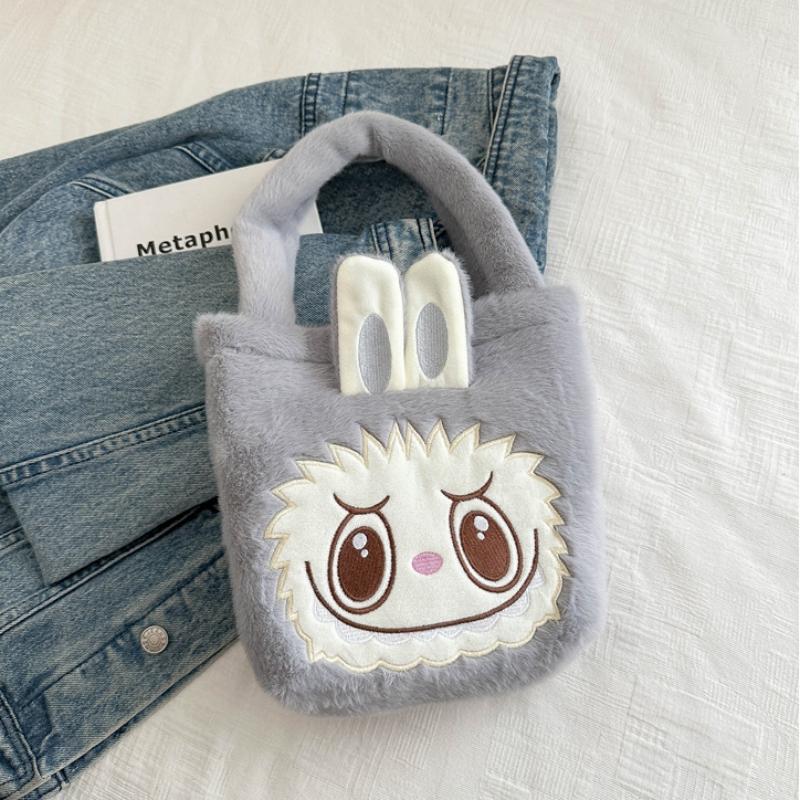 

Мультяшная портативная сумка-тоут Labubu, милая женская сумочка Molly