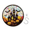 Halloween Suncatcher Hanging Decoration Ghost Pumpkin Witch Black Cat Castle