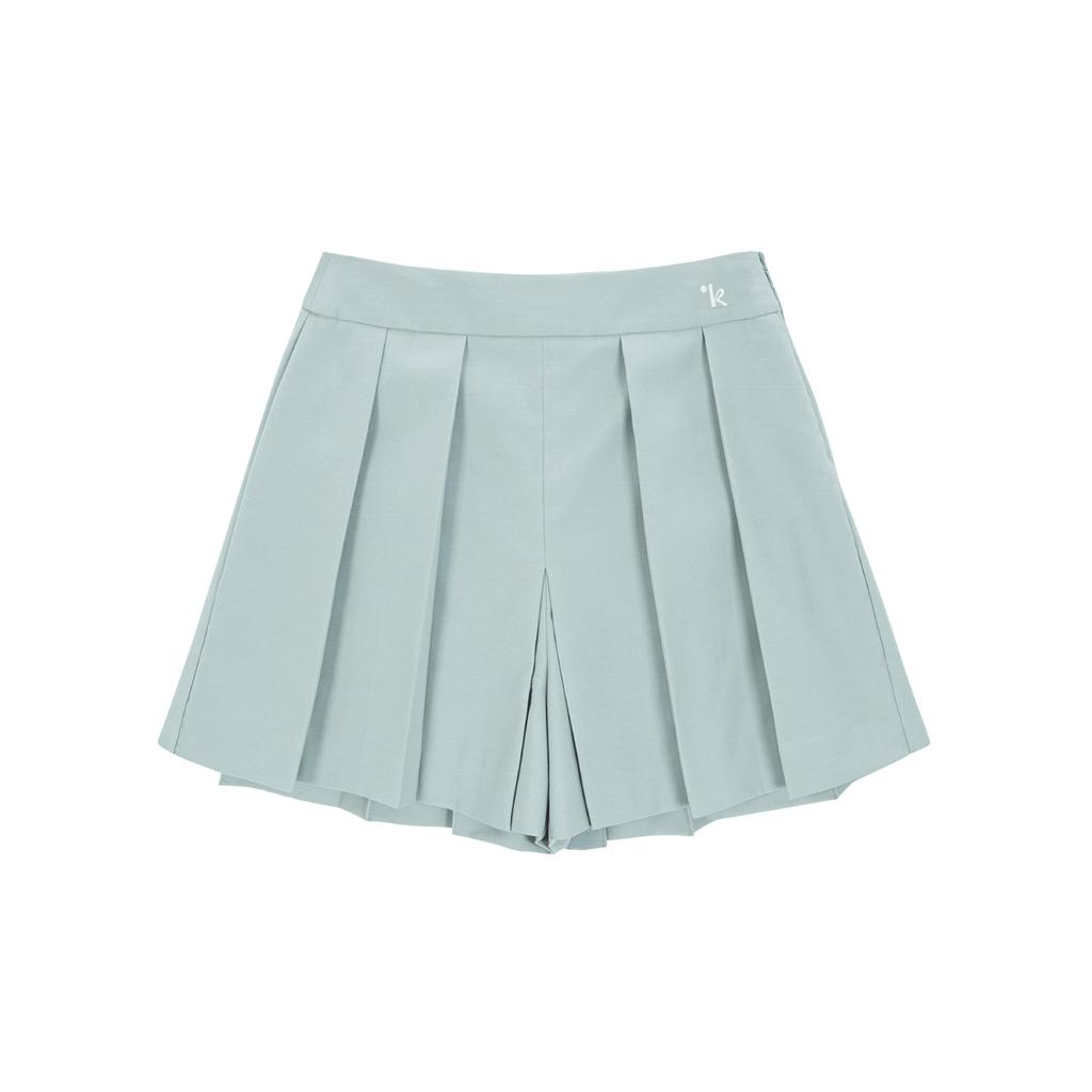 Rick Pleated Skirt Pants (Mint) _L3B1-Pt01C