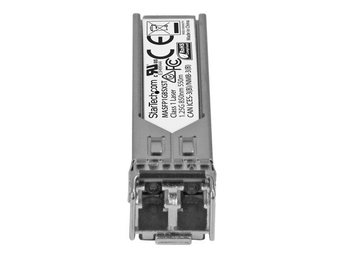 STARTECH Module de transceiver SFP 1000Base-SX à fibre optique Gb - Compatible Cisco Meraki MA-SFP-1GB-SX - Multimode LC - 550 m