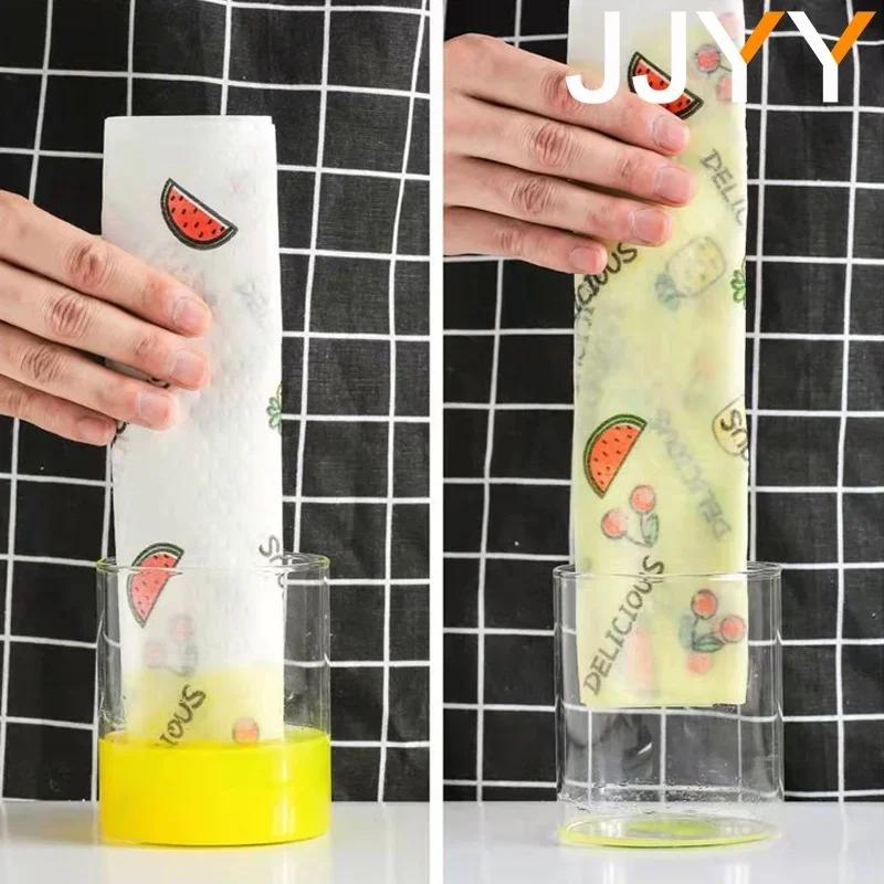 Thickened Disposable Nonwoven Dish Cloth Multifunctional Cleaning Rag for Kitchen Oil Removal Household Cleaning