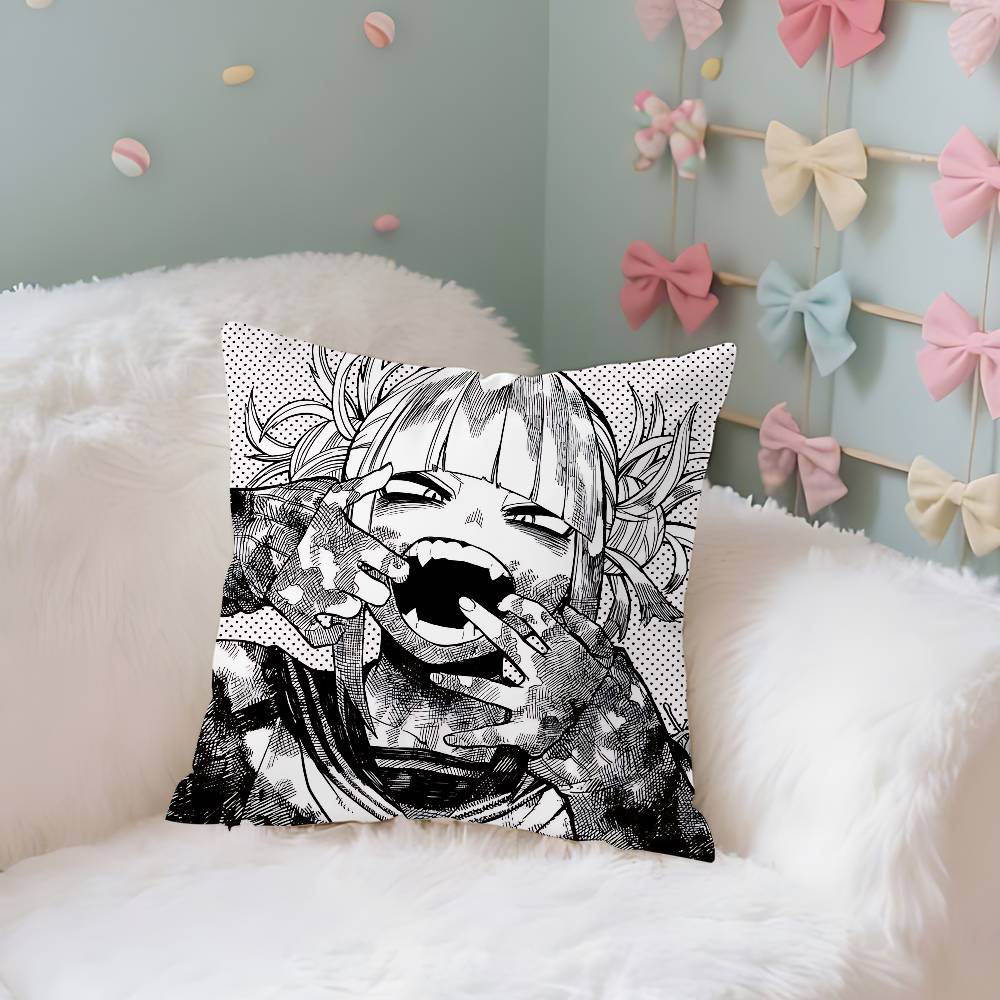 Cute TtogahimikoS Kawai Throw Pillow Covers Pattern Cushion Cover Suitable For Sofa Bedroom Car Pillow Cover