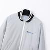 Champion Long Sleeve Stretch Jacket with Script Light Size and Windproof Design Men's Logo, Gray, M, C3-YG605, Warm, Water-Repellent,