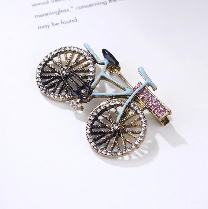 Modische Fahrradform Brosche Herren Damen Freizeit Radsport Sport Geschenk Radfahrer Abzeichen Sport Reversnadeln Radfahren Schmuck Biker Geschenk