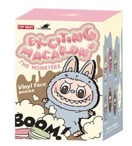 POP MART THE MONSTERS Exciting Macaron Random Blind Box Pop Mart Exciting Macaron Figure Gift Macaron 1 [Single Item, Authentic, Unopened] (1 Piece)