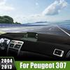 Carro Para Peugeot 307 SW CC 2004 2005 2006 2007 2008 2009 2010 2011 2012 2013 Painel de Instrumentos Cobertura Protetora Contra o Sol Tapetes Evitar Luzes