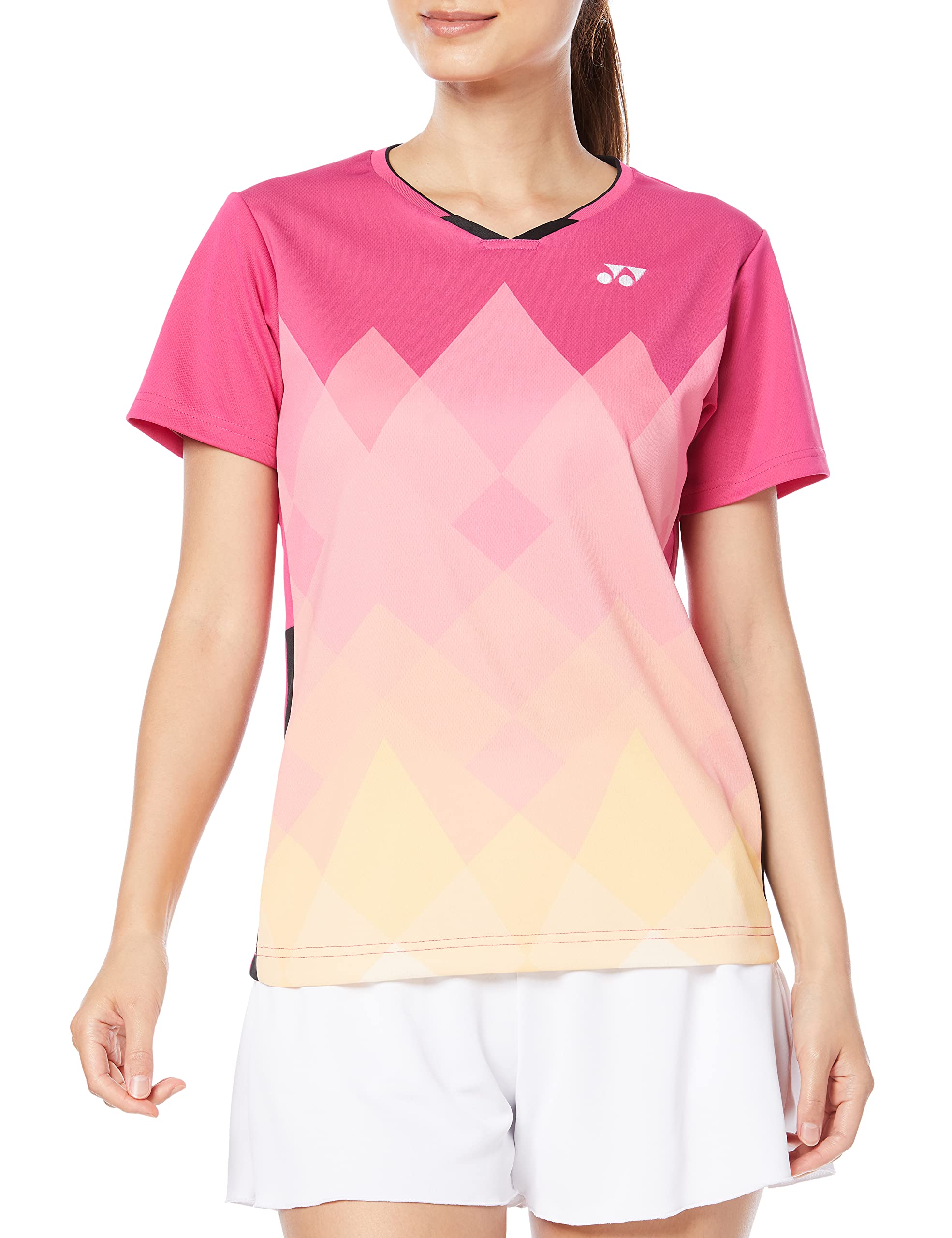 

Short Sleeve Game Berry Pink S [YONEX] Women s Shirt, Shirt, (654)