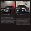 1Pair Touch Dimmable Dragon Horn Car Roof Fins Waterproof Car Arc Light  Car Roof Decoration