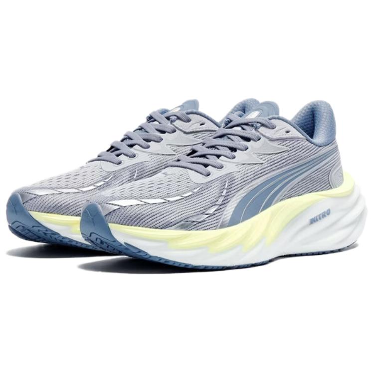 Puma Velocity Nitro 4 Comfortable Versatile Rebound Low-Top Casual Running Shoes Women sneaker Silver Gray 31114117