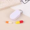 Storage Box Keychain Pill Holder Plastic Mini Pocket Pill Box New Daily Medication Storage  Camping