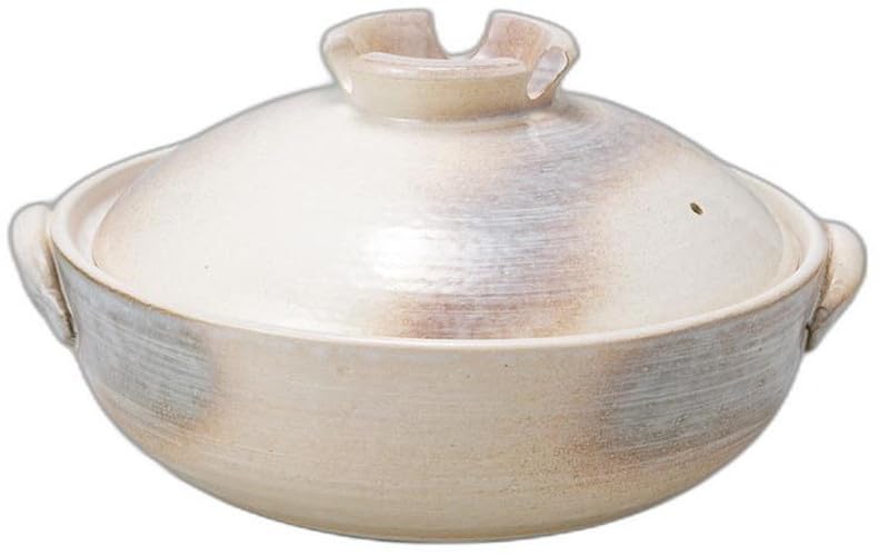 

Shino 8 Earthenware Pot x x Earthenware Setomonohonpo No. [29 25.5 15.5cm, 2100cc] Pot,