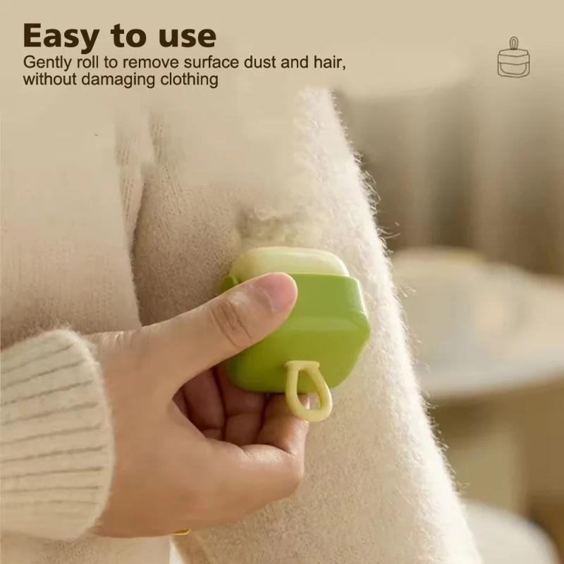 1pcs Reusable Washable Lint Roller Clothes Hair Remover Sticky Roller Ball Dust Removal Brush Plush Hair Collector Clothes Clean Tool