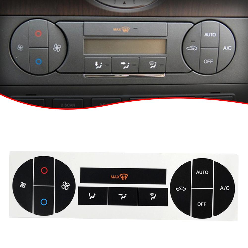 70*180mm AC Button Repair Stickers Black High-Quality