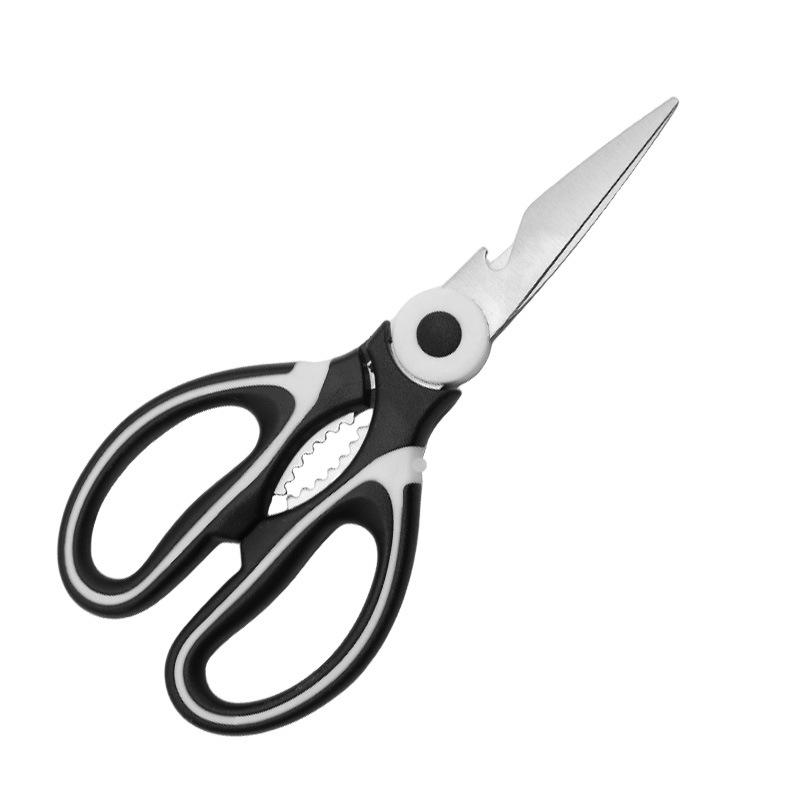 Multifunctional Pink Cat Stainless Steel Kitchen Shears: Strong, Thickened Household Shears for Chicken Bones and Food