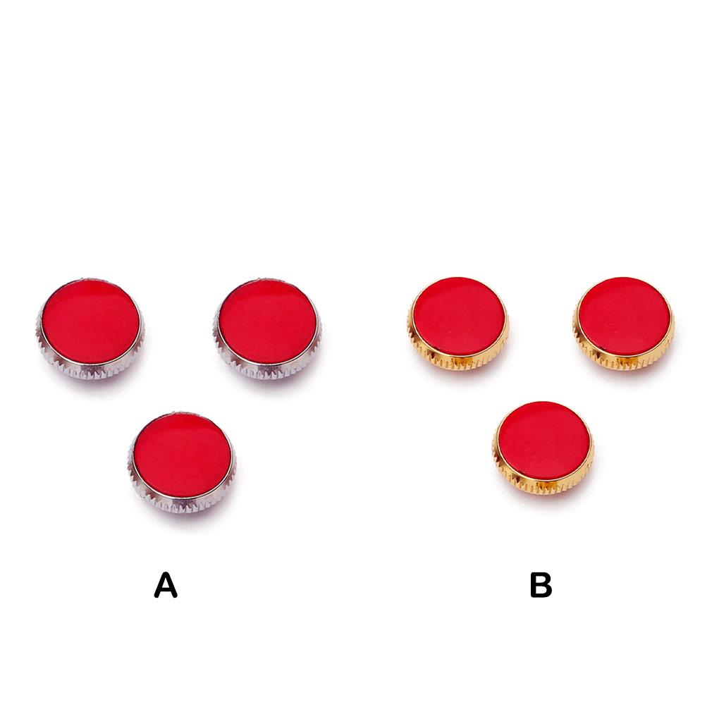 3 Pieces Saxophone Buttons Smooth Surface Vintage Style Woodwind Decorative Repair Parts Musical Instrument Ornaments Keys