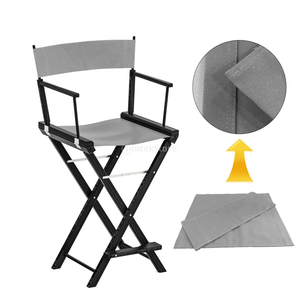 Fabric Backrest Seat Fabric for Folding Cross Chair / Stool / Seat Replacement Cover Canvas for Directors Chairs