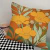 Flower Plants Pillow Case Square Pillow Bedroom Sofa Leisure Comfort Cushion Car Living Room Home Decoration