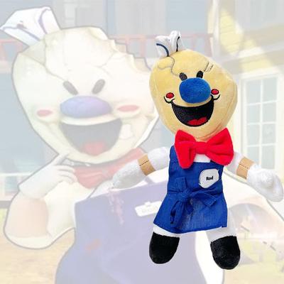 Game Ice Scream Rod Plush Toy Horror Stuffed Plushie Cartoon Cute Figure Soft Model Gift for Kids Children Fans Birthday Xmas
