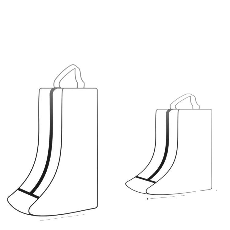 Three-Dimensional Transparent Boot Storage Bag: Dustproof & Moistureproof Protector for Long and Short Boots, Ideal for Seasonal Organization.