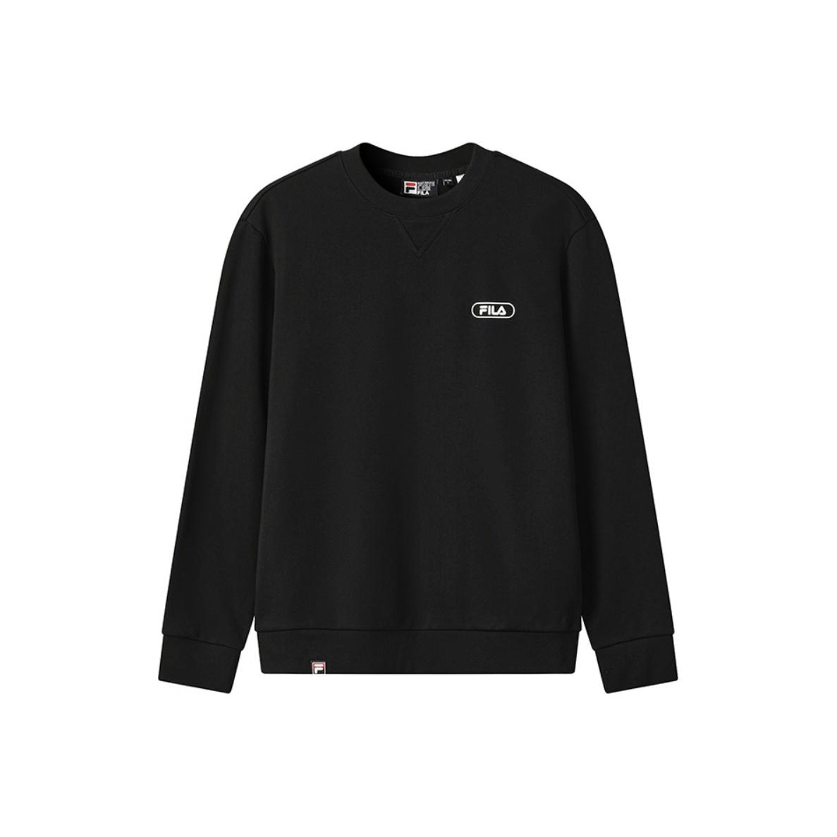 

Fila Оригинальная Модная Повседневная Свободная Удобная Универсальная Толстовка-Пуловер с Круглым Вырезом Мужская толстовка F11M549212FBK XXL