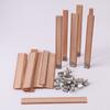 New Double Layer Wood Candle Wicks With Base Candle Wick Core For Homemade Candle Making Supplies Soy Parffin Wax Wood Chip Wick