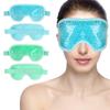 Plush Gel Bead Eye Mask for Sleep and Swelling Relief