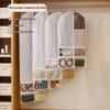 Large Capacity Wardrobe Dust Cover Reusable Wardrobe Organizer Hanging Storage Bag Garment Protector Underwear Socks Storage