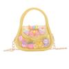 Lightweight Silicone Kids Handbag Cute Cartoon Style With Chain Detail