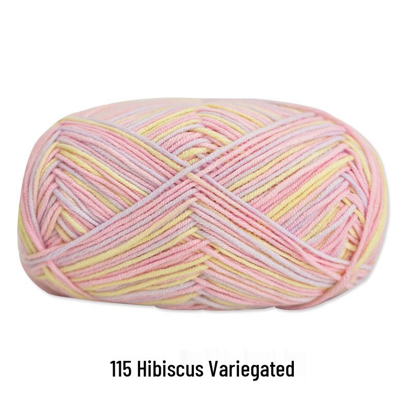 Xue Feier 4-Ply Cute Doll Milk Cotton Combed Yarn for Crochet and Knitted Bags