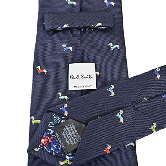 Paul Smith Tie Dog (8cm Wide) (Navy/Multicolor (PS84)) [Used]