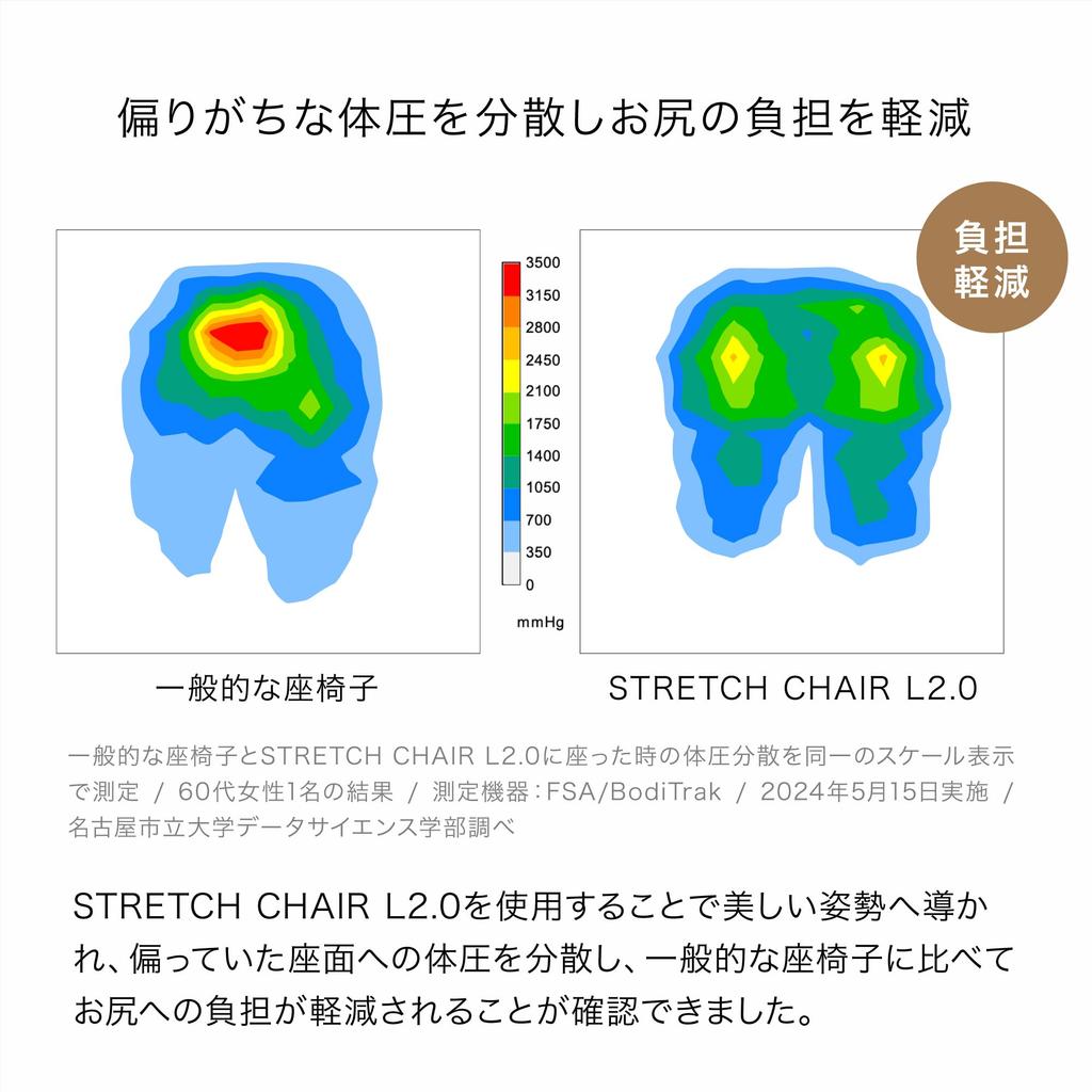 And Medical STRETCH CHAIR Chair Large Beautiful posture stretch chair that allows you to sit freely 196 ways of reclining Posture correction Lower