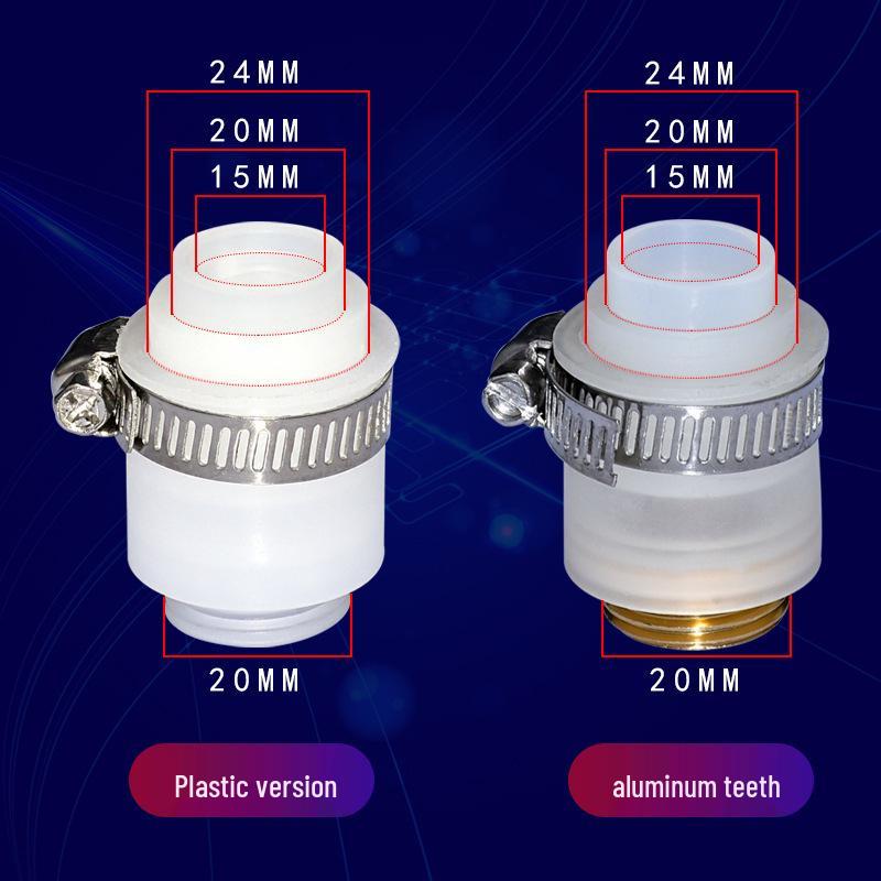 Universal Threadless Faucet Connector and Converter