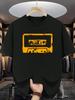 Summer Unisexs Pure Cotton Vintage Retro Cassette Tape Print Tshirt Casual Stylish Loose And Breathable Suitable For Everyday Wear