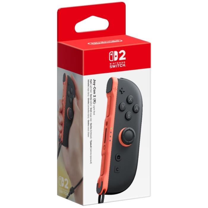 Manette Joy-Con droite Rouge Clair pour Nintendo Switch 2