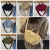 Large Capacity Nylon Shoulder Bag Sewing Thread Chest Bag Simple Canvas Crossbody Bag  Girls